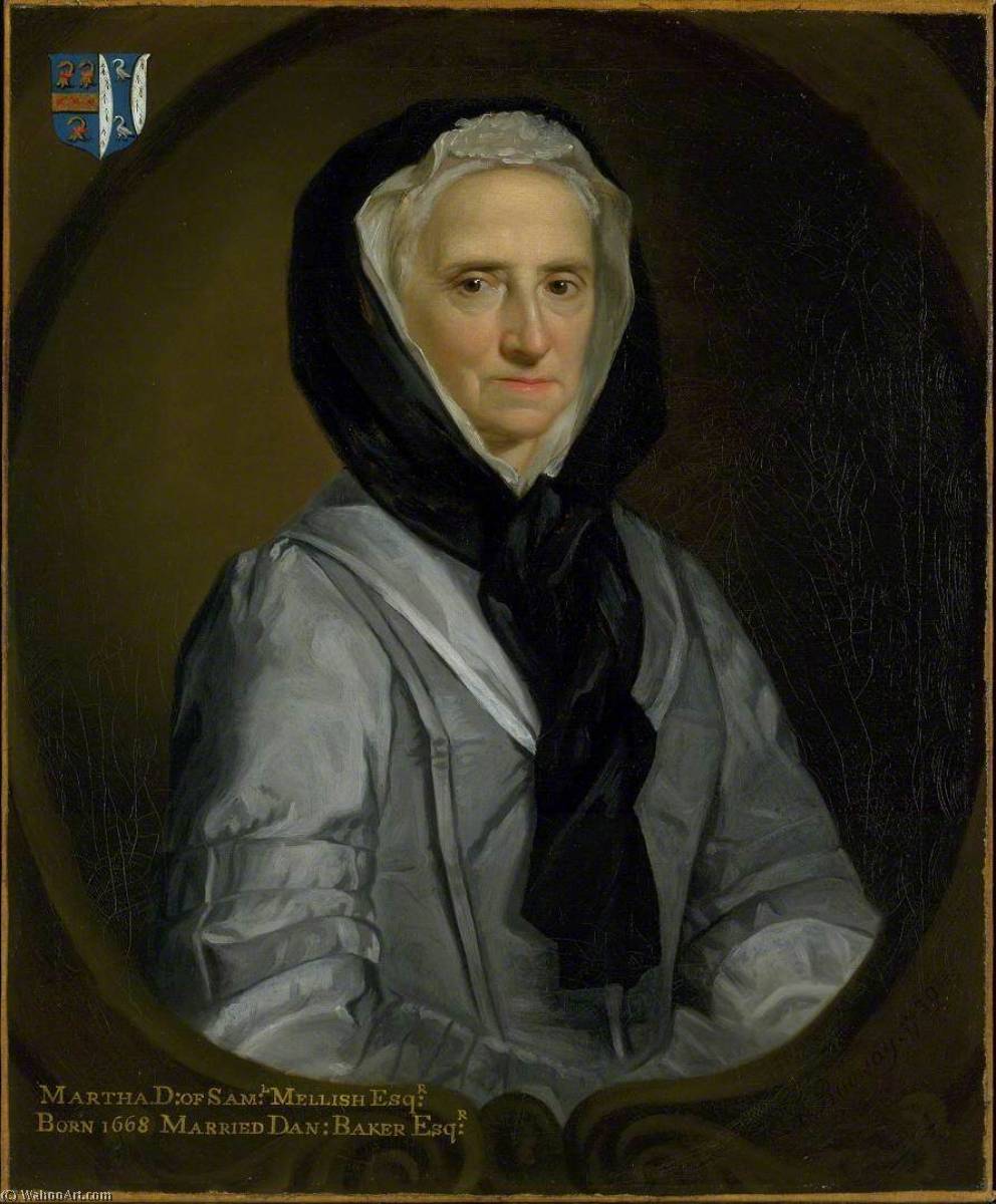 WikiOO.org - Encyclopedia of Fine Arts - Maleri, Artwork Allan Ramsay - Portrait of Martha Baker