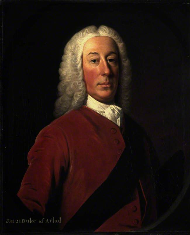 WikiOO.org - Encyclopedia of Fine Arts - Målning, konstverk Allan Ramsay - James Murray (1690–1764), 2nd Duke of Atholl, Lord Privy Seal