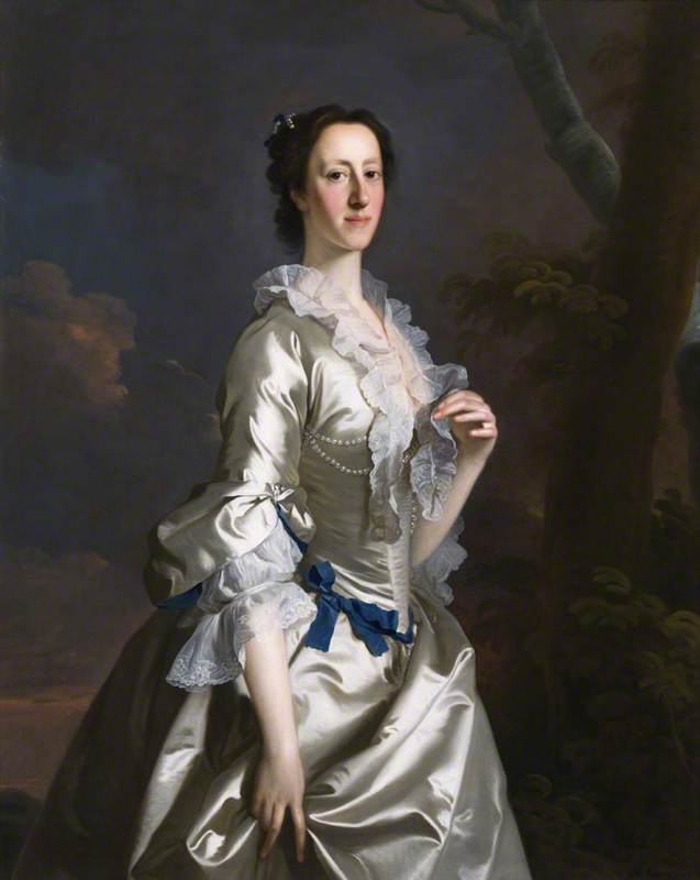 Wikioo.org - สารานุกรมวิจิตรศิลป์ - จิตรกรรม Allan Ramsay - Mary de Cardonnel (c.1719–1787), Countess Talbot