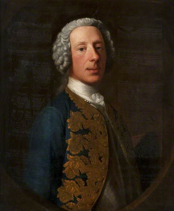 Wikioo.org - สารานุกรมวิจิตรศิลป์ - จิตรกรรม Allan Ramsay - Colonel John Stewart of Stewartfield (d.1750)
