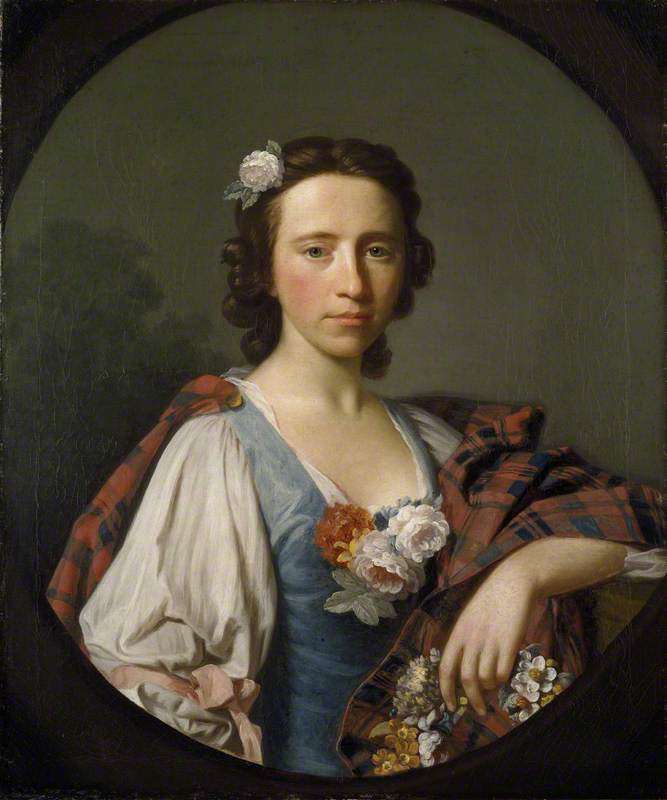 Wikioo.org - The Encyclopedia of Fine Arts - Painting, Artwork by Allan Ramsay - Flora Macdonald