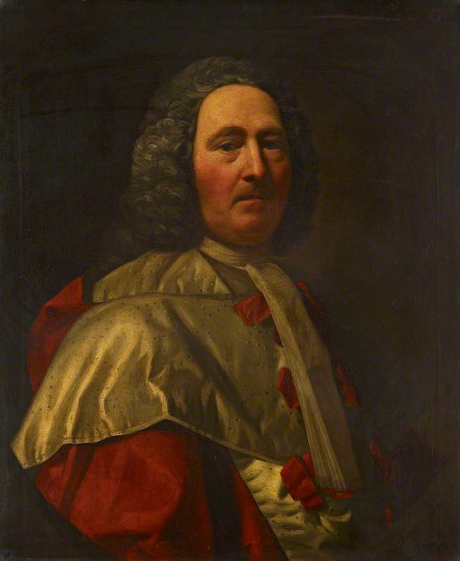 Wikioo.org - The Encyclopedia of Fine Arts - Painting, Artwork by Allan Ramsay - Charles Erskine (1680–1763), Lord Tinwald, Lord Justice Clerk