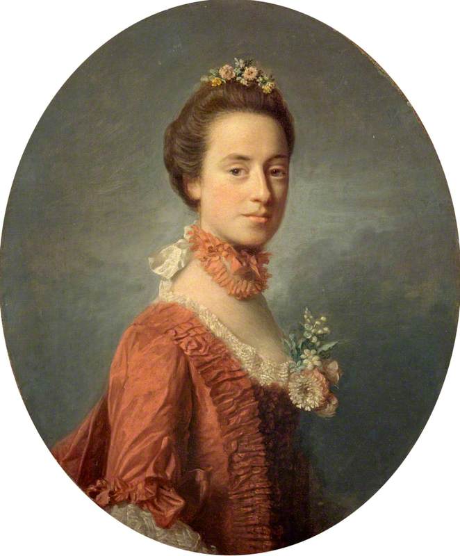 WikiOO.org - Encyclopedia of Fine Arts - Maľba, Artwork Allan Ramsay - Mary Digges (1737–1829), Lady Robert Manners