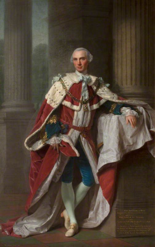 Wikioo.org - The Encyclopedia of Fine Arts - Painting, Artwork by Allan Ramsay - John Stuart (1713–1792), 3rd Earl of Bute