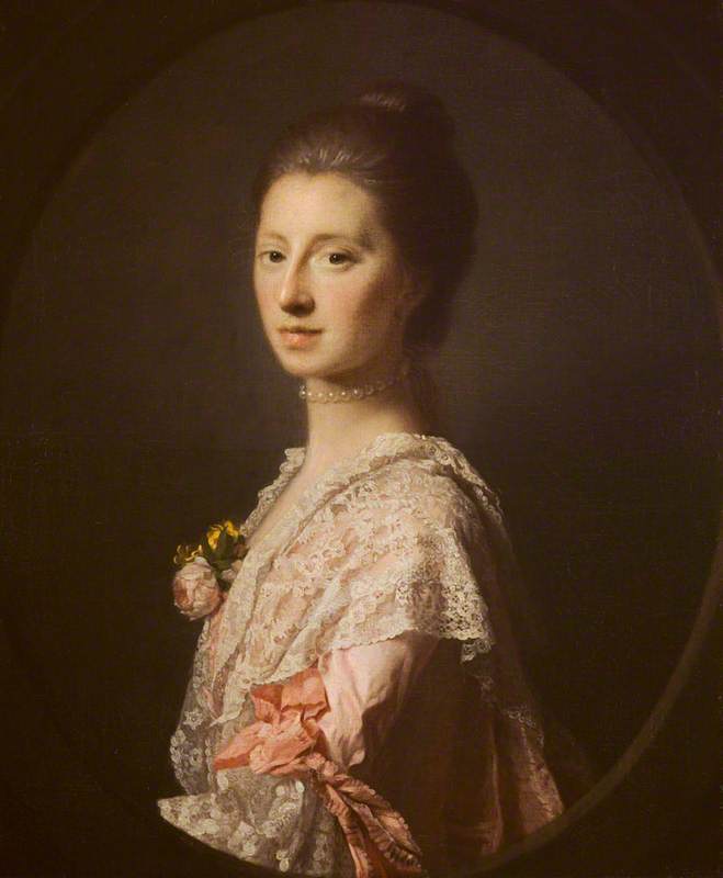 Wikioo.org - The Encyclopedia of Fine Arts - Painting, Artwork by Allan Ramsay - Mrs Anna Bruce of Arnot (d.1810)