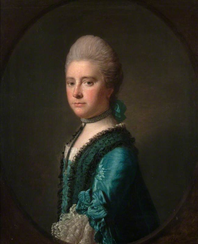 Wikioo.org - The Encyclopedia of Fine Arts - Painting, Artwork by Allan Ramsay - Mrs Martha Tracy Travell