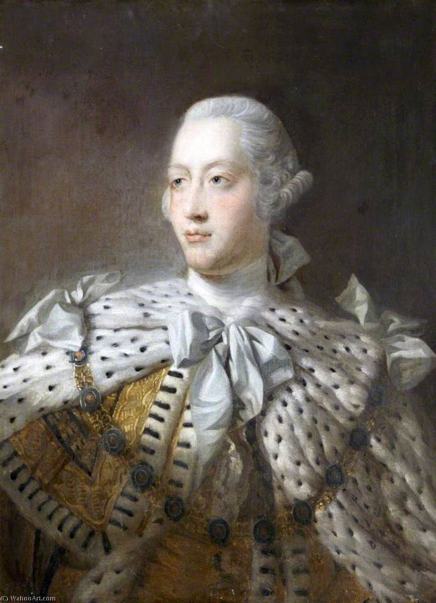 Wikioo.org - The Encyclopedia of Fine Arts - Painting, Artwork by Allan Ramsay - George III (1738–1820), When Prince Regent
