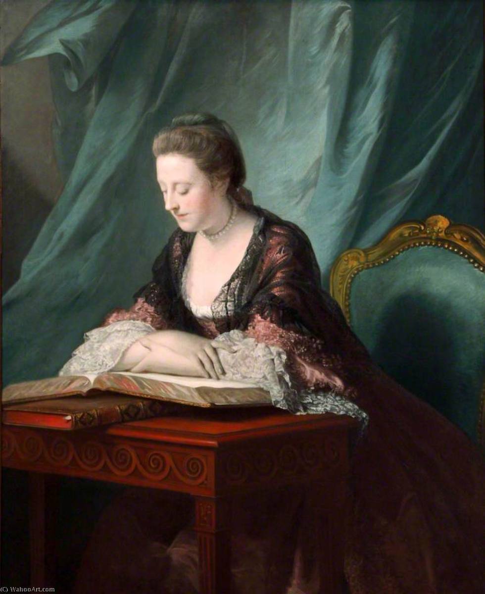 Wikioo.org - สารานุกรมวิจิตรศิลป์ - จิตรกรรม Allan Ramsay - Emily (1731–1814), Marchioness of Kildare