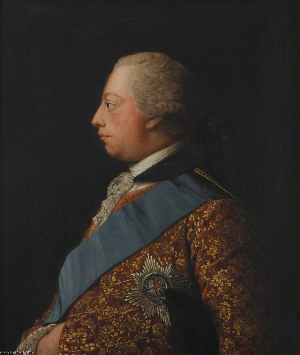 Wikioo.org - The Encyclopedia of Fine Arts - Painting, Artwork by Allan Ramsay - George III (1738–1820)