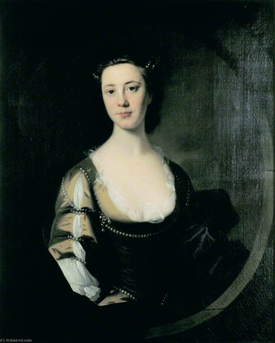 Wikioo.org - The Encyclopedia of Fine Arts - Painting, Artwork by Allan Ramsay - Flora MacDonald (1722–1790)