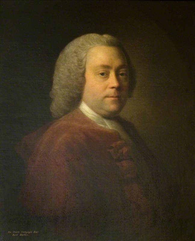 Wikioo.org - The Encyclopedia of Fine Arts - Painting, Artwork by Allan Ramsay - Sir David Dalrymple, Bt, Lord Hailes