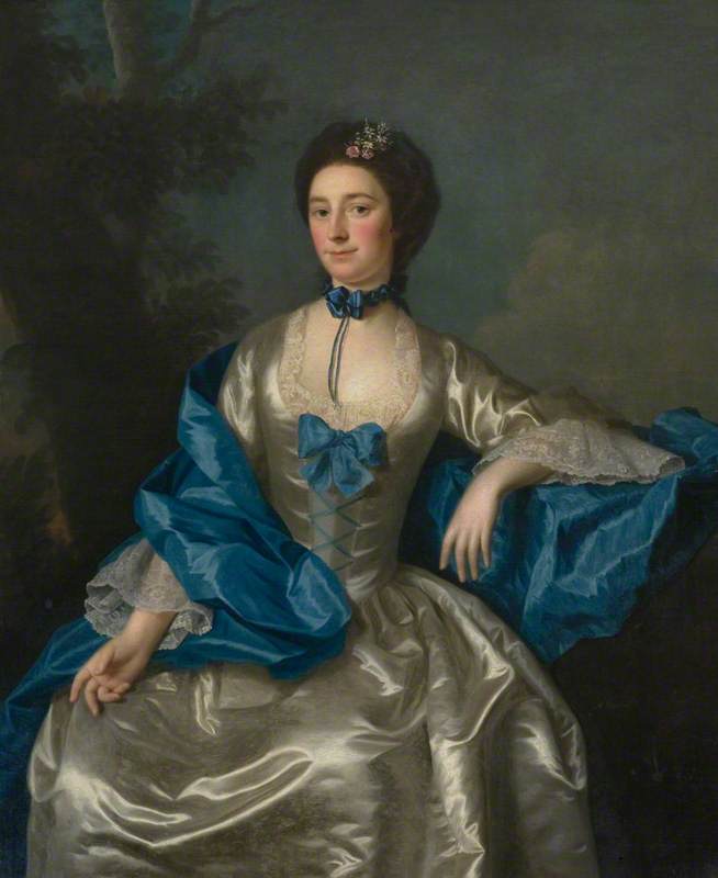 Wikioo.org - The Encyclopedia of Fine Arts - Painting, Artwork by Allan Ramsay - Portrait of a Lady