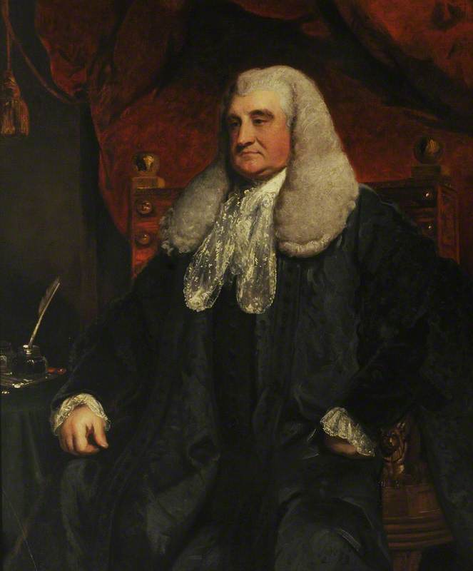 WikiOO.org - Encyclopedia of Fine Arts - Maalaus, taideteos John Hoppner - Sir William Scott (1745–1836), afterwards Baron Stowell, Elder Brother of the Earl of Eldon, Fellow (1764), Judge of the High Court of the Admiralty