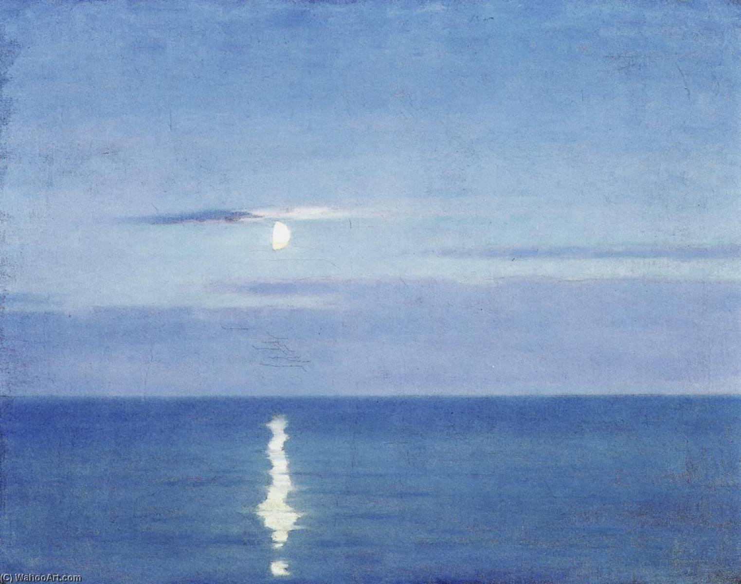 Wikioo.org - The Encyclopedia of Fine Arts - Painting, Artwork by William Blair Bruce - Mirror of the Moon