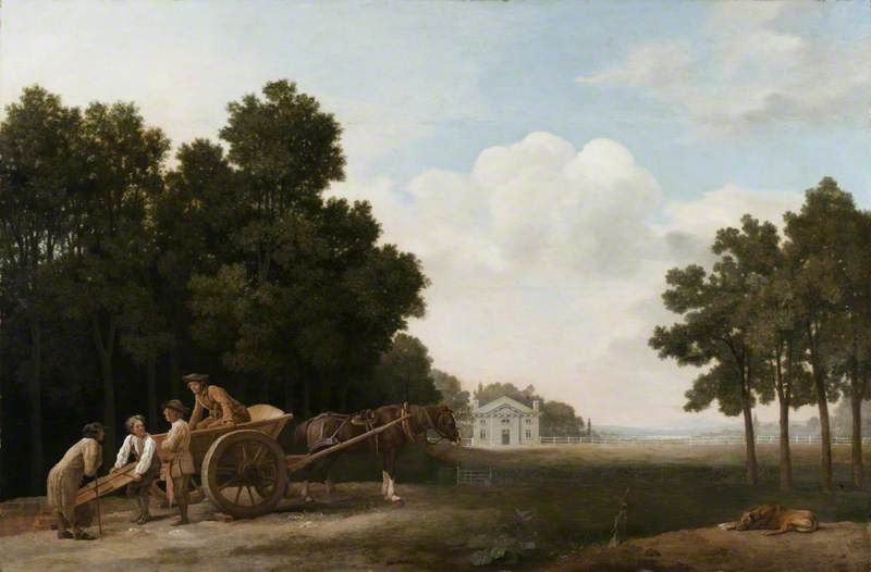 Wikioo.org - The Encyclopedia of Fine Arts - Painting, Artwork by George Stubbs - The Labourers