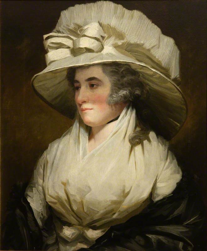 Wikioo.org - The Encyclopedia of Fine Arts - Painting, Artwork by Henry Raeburn Dobson - Sarah, Wife of Sir John Forbes, Daughter of John, 13th Lord Sempill