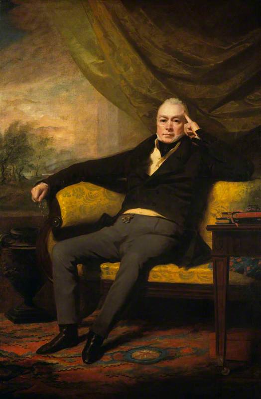 Wikioo.org - The Encyclopedia of Fine Arts - Painting, Artwork by Henry Raeburn Dobson - John Campbell (1762–1834), 1st Marquess of Breadalbane, Soldier and Statesman