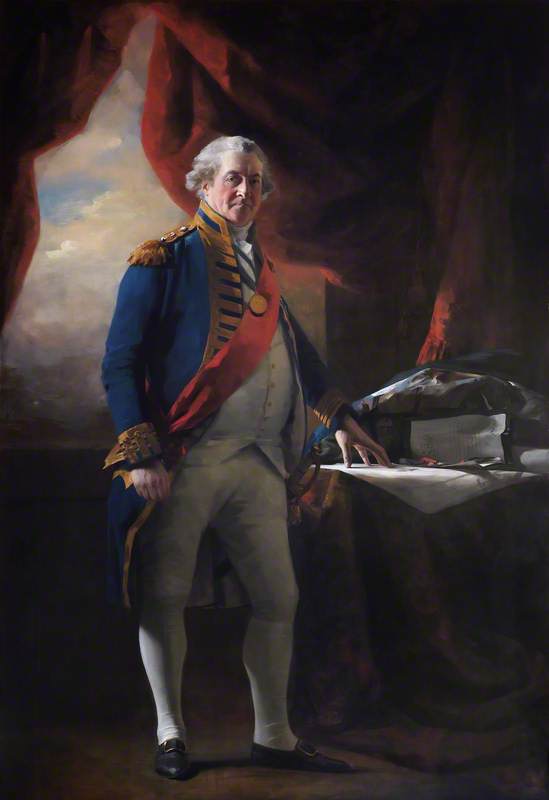 WikiOO.org - Encyclopedia of Fine Arts - Maleri, Artwork Henry Raeburn Dobson - Admiral Adam Duncan (1731–1804), 1st Viscount Duncan of Camperdown