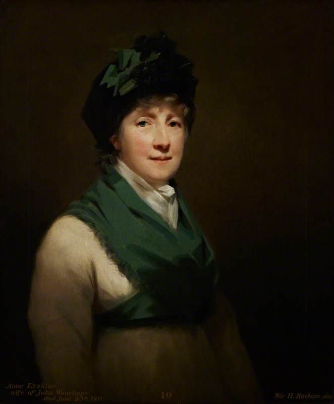 WikiOO.org - Encyclopedia of Fine Arts - Maľba, Artwork Henry Raeburn Dobson - Anne Erskine (1740–1811), Mrs John Wauchope of Edmonstone