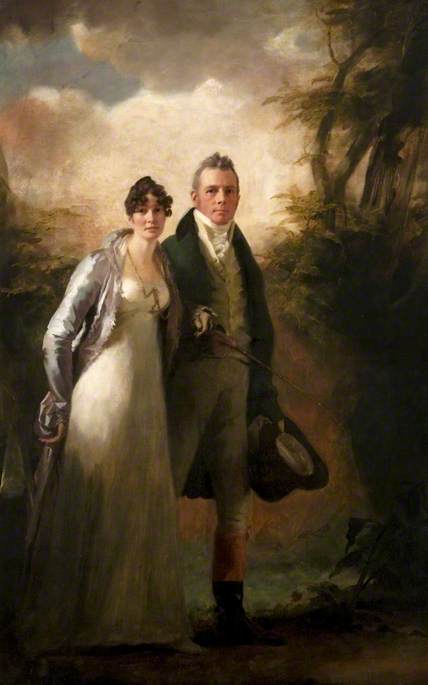 Wikioo.org - The Encyclopedia of Fine Arts - Painting, Artwork by Henry Raeburn Dobson - Mr and Mrs Robert N. Campbell of Kailzie