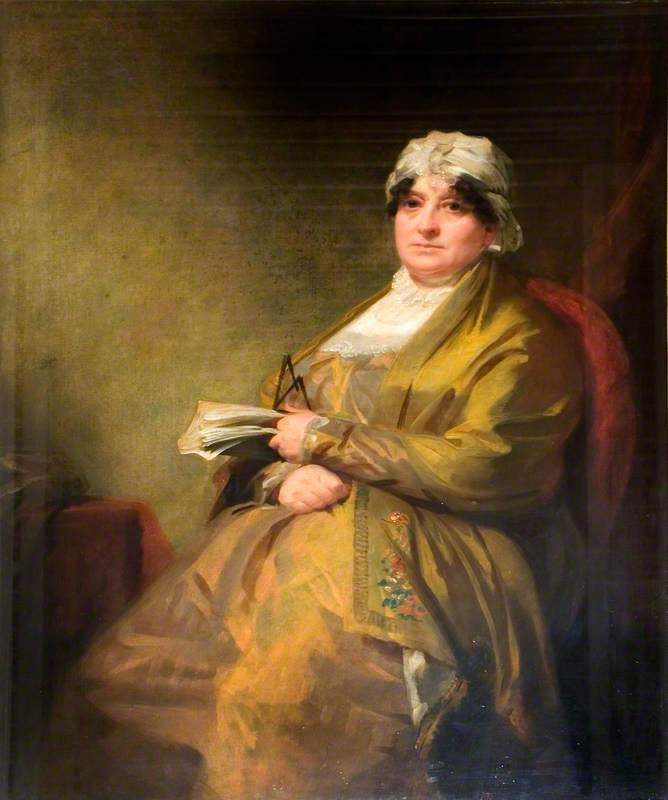 Wikioo.org - The Encyclopedia of Fine Arts - Painting, Artwork by Henry Raeburn Dobson - Mrs Hobson of Markfield (c.1759–1831)