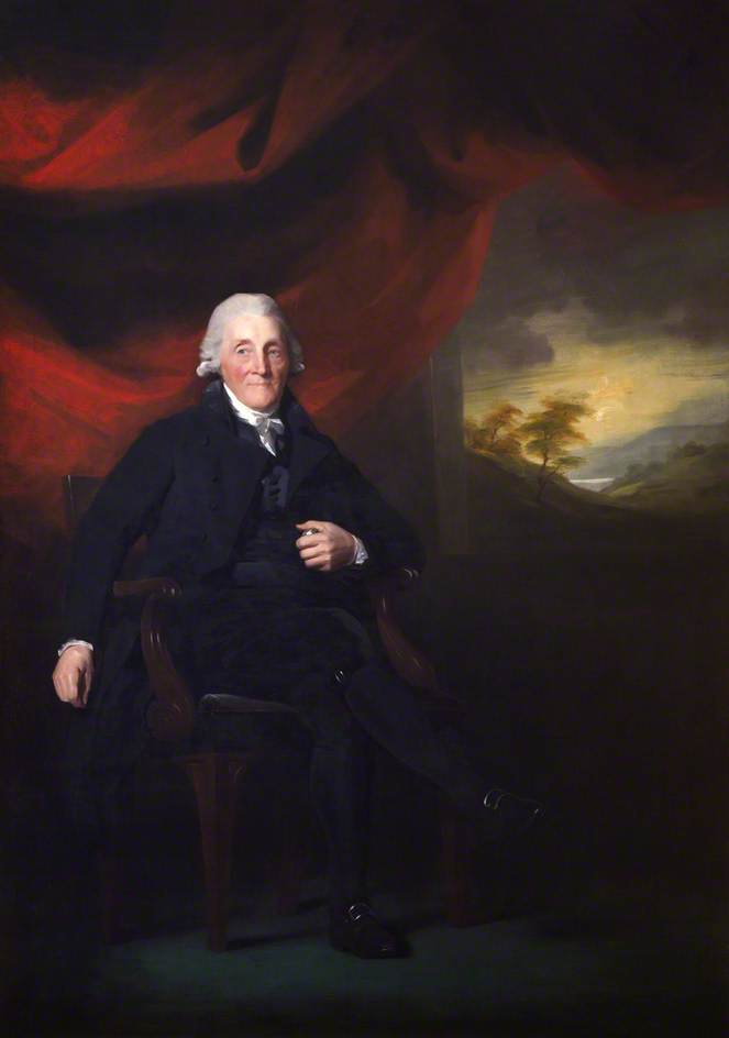 Wikioo.org - The Encyclopedia of Fine Arts - Painting, Artwork by Henry Raeburn Dobson - Adam Low, Esq., of Fordell, Provost of Dunfermline (1787–1789)
