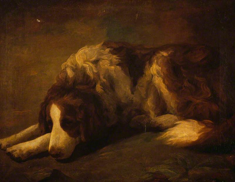 Wikioo.org - Encyklopedia Sztuk Pięknych - Malarstwo, Grafika Henry Raeburn - A Dog