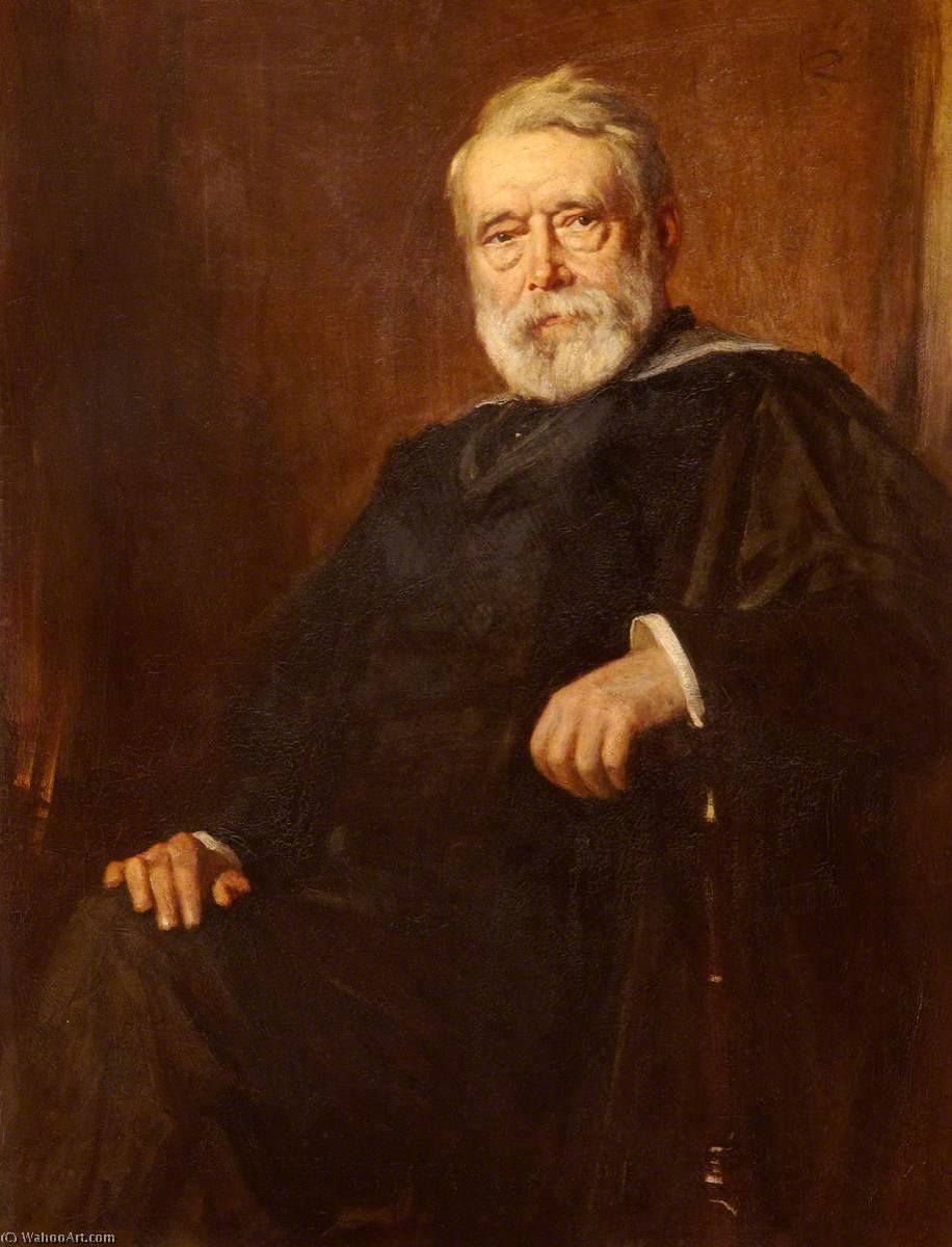 Wikioo.org - The Encyclopedia of Fine Arts - Painting, Artwork by George Agnew Reid - David Mavor Masson (1822–1907)