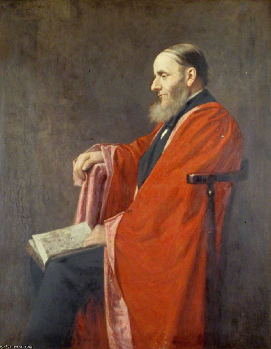 Wikioo.org - The Encyclopedia of Fine Arts - Painting, Artwork by George Agnew Reid - Alexander Bain (1818–1903)