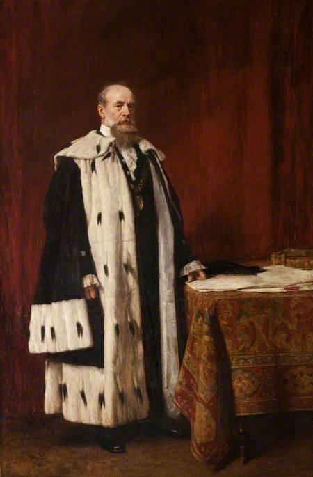 Wikioo.org - The Encyclopedia of Fine Arts - Painting, Artwork by George Reid - John Ure (1824–1901), Lord Provost of Glasgow (1880–1883)