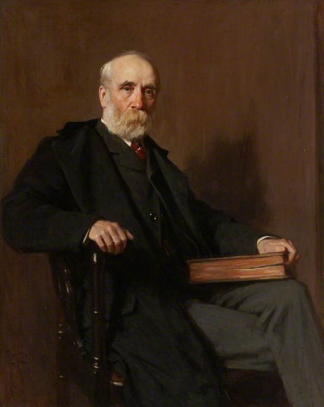 Wikioo.org - สารานุกรมวิจิตรศิลป์ - จิตรกรรม George Agnew Reid - Sir Arthur Mitchell (1826–1909), Writer on Insanity, and Antiquary