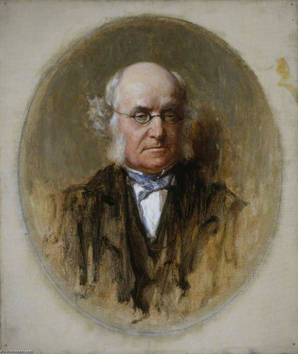 WikiOO.org - Encyclopedia of Fine Arts - Maleri, Artwork George Agnew Reid - Dr John Brown (1810–1882), Physician and Author of ‘Rab and his Friends’