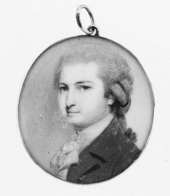 WikiOO.org - Encyclopedia of Fine Arts - Lukisan, Artwork George Engleheart - Portrait of a Man