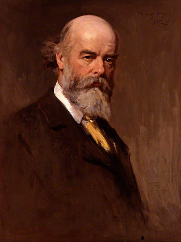 WikiOO.org - 백과 사전 - 회화, 삽화 George Agnew Reid - Sir Oliver Joseph Lodge