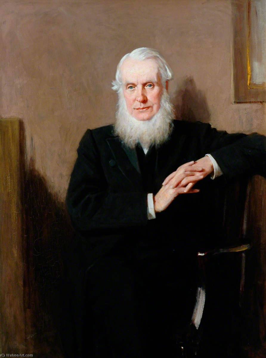 Wikioo.org - The Encyclopedia of Fine Arts - Painting, Artwork by George Reid - Henry Tennant, General Manager, North Eastern Railway (1871–1891)