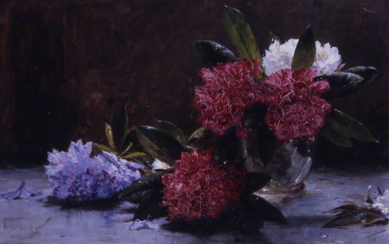 Wikioo.org - The Encyclopedia of Fine Arts - Painting, Artwork by George Reid - Rhododendrons