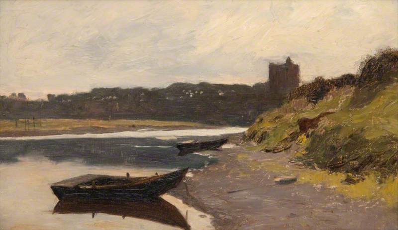Wikioo.org - The Encyclopedia of Fine Arts - Painting, Artwork by George Agnew Reid - Norham Castle