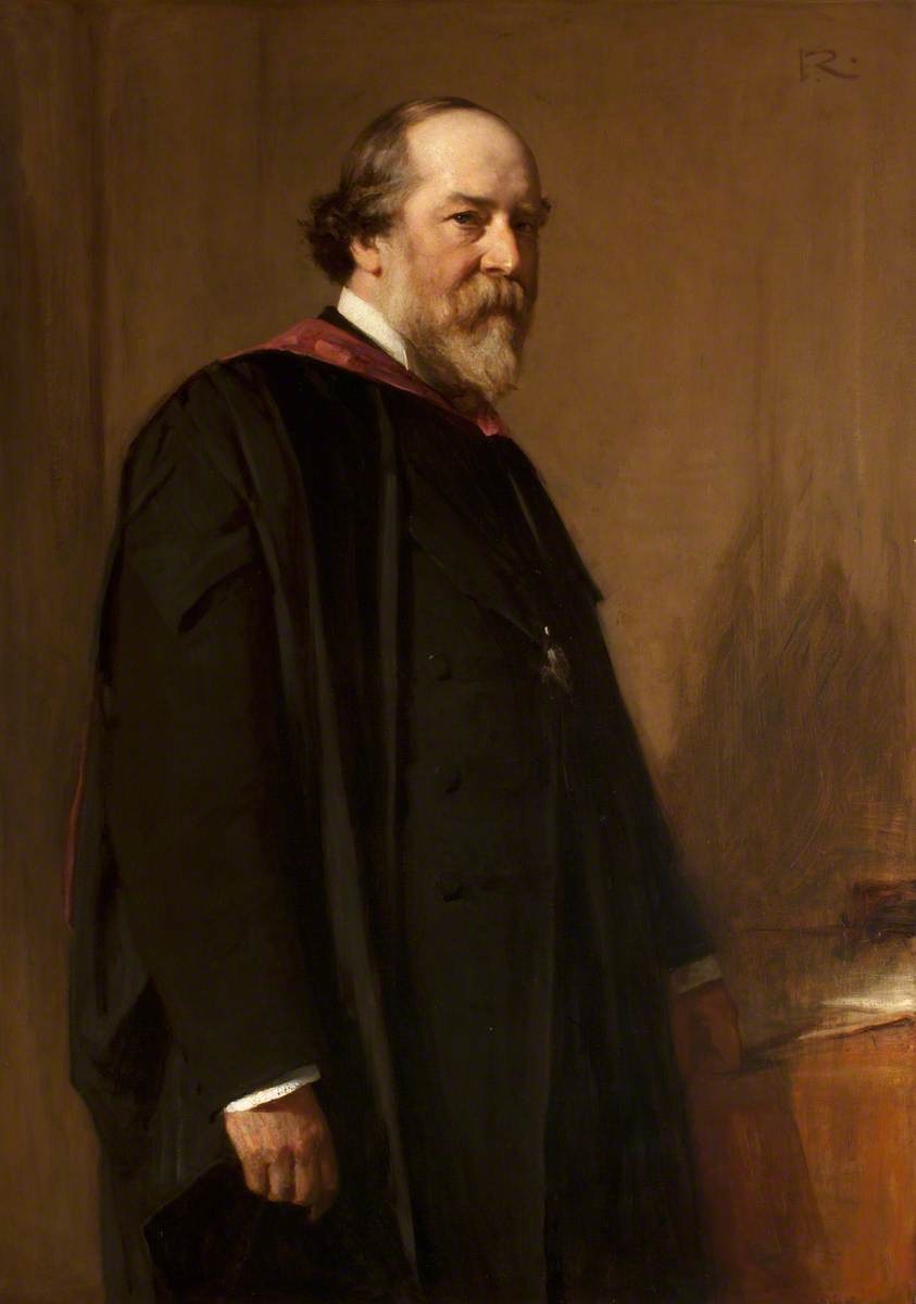 WikiOO.org - Encyclopedia of Fine Arts - Festés, Grafika George Agnew Reid - Sir Thomas Grainger Stewart (1837–1900)