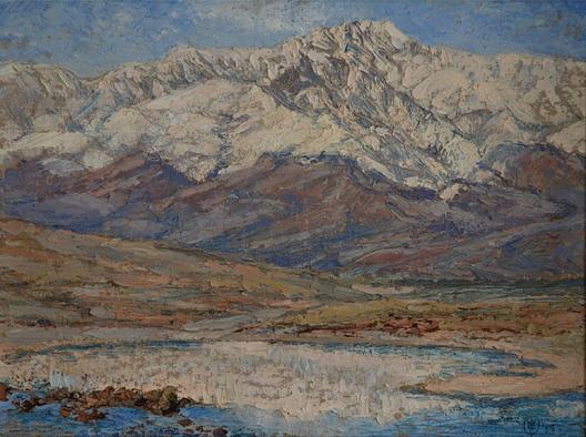 Wikioo.org - The Encyclopedia of Fine Arts - Painting, Artwork by Mary Agnes Yerkes - Telescope Peak, (painting)
