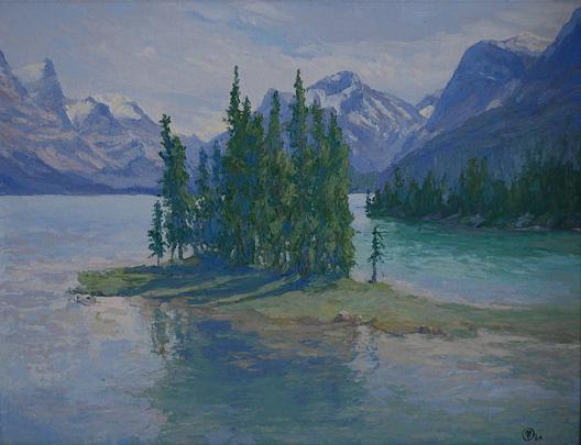 Wikioo.org - สารานุกรมวิจิตรศิลป์ - จิตรกรรม Mary Agnes Yerkes - Canoe Trip to the Enchanted Island, (painting)