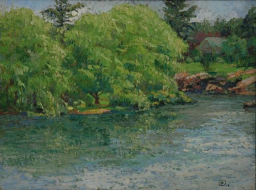 Wikioo.org - The Encyclopedia of Fine Arts - Painting, Artwork by Mary Agnes Yerkes - Farwell Bend, (painting)
