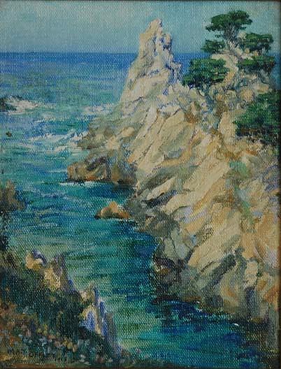 Wikioo.org - The Encyclopedia of Fine Arts - Painting, Artwork by Mary Agnes Yerkes - Point Lobos, (painting)