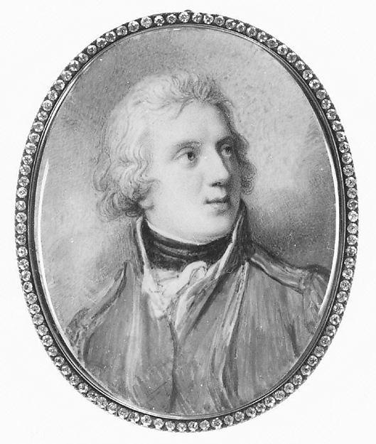 WikiOO.org - אנציקלופדיה לאמנויות יפות - ציור, יצירות אמנות Richard Cosway - Ensign Lionel Robert Tollemache (1774–1793)