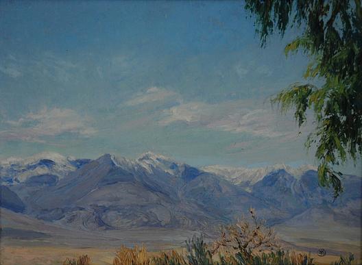 Wikioo.org - The Encyclopedia of Fine Arts - Painting, Artwork by Mary Agnes Yerkes - Eagle Borax Works, (painting)