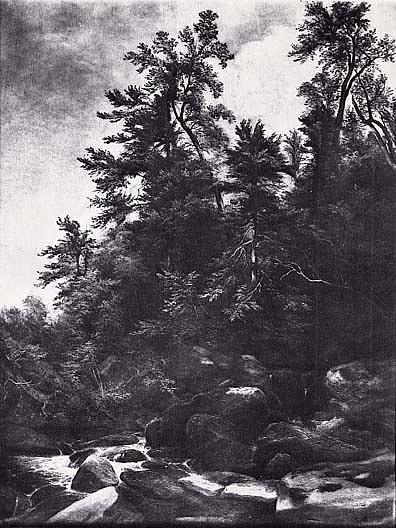 Wikioo.org – L'Enciclopedia delle Belle Arti - Pittura, Opere di Asher Brown Durand - dove Ruscelletto  canta  come  rurale  la gioia  pittura
