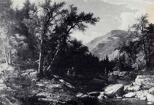 WikiOO.org - Encyclopedia of Fine Arts - Maalaus, taideteos Asher Brown Durand - Kaaterskill Clove, (painting)