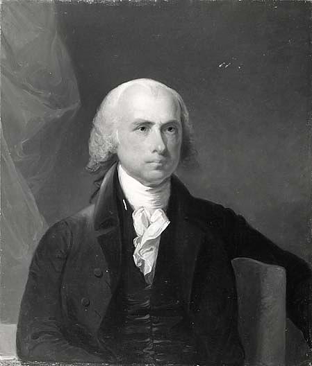 Wikioo.org - สารานุกรมวิจิตรศิลป์ - จิตรกรรม Asher Brown Durand - James Madison (1751 1836), (painting)