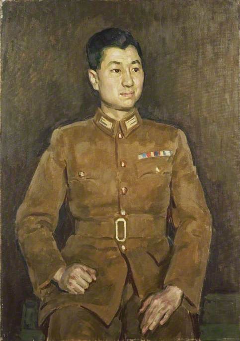 WikiOO.org - Encyclopedia of Fine Arts - Målning, konstverk Henry Lamb - Colonel Tang Paohuang