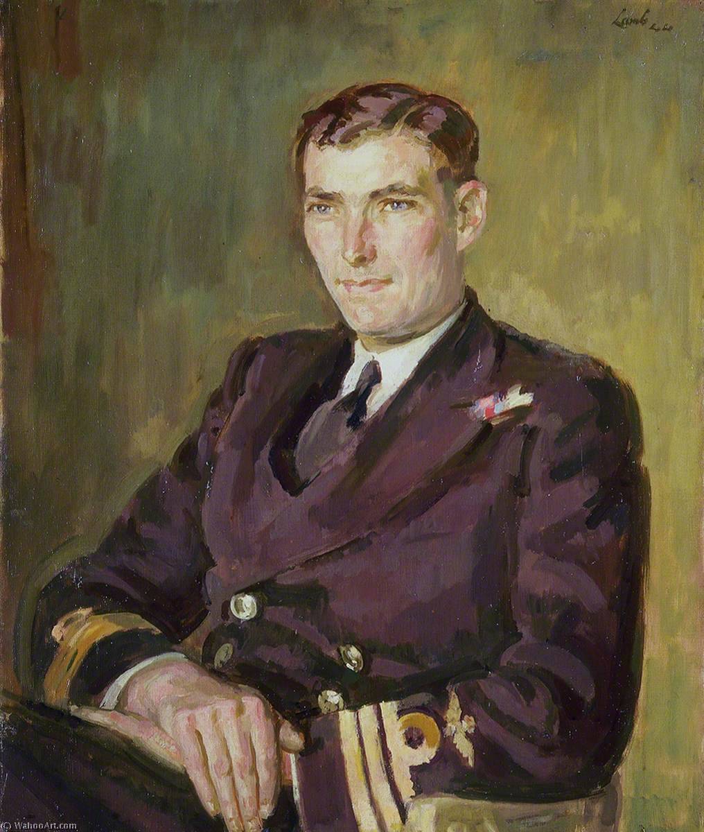 Wikioo.org - The Encyclopedia of Fine Arts - Painting, Artwork by Henry Lamb - Captain Michael Torrens Spence (1914–2001)