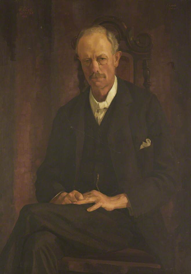 Wikioo.org - The Encyclopedia of Fine Arts - Painting, Artwork by Henry Lamb - Francis John Lys (1863–1947), Provost of Worcester College (1919–1946)